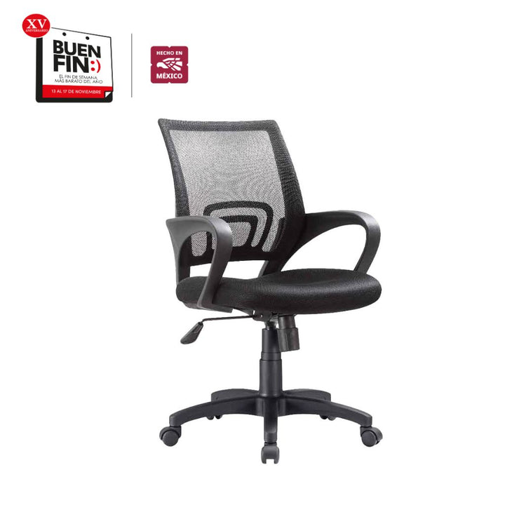 Silla de Oficina Operativa - Black Jack