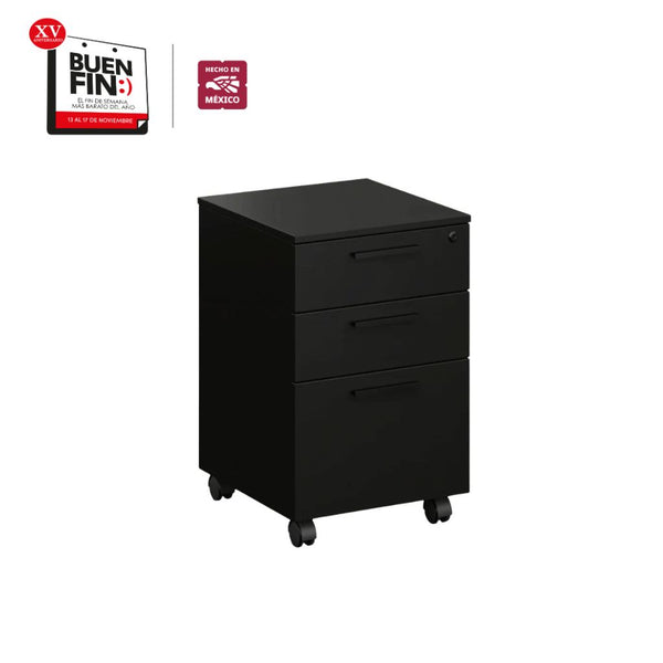 Archivero Móvil Melamina - 2+1