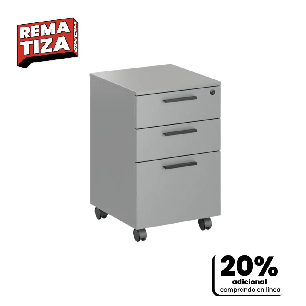 Archivero Móvil Melamina - 2+1