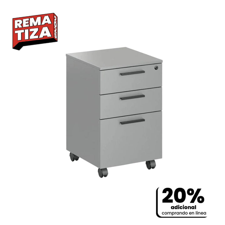 Archivero Móvil Melamina - 2+1