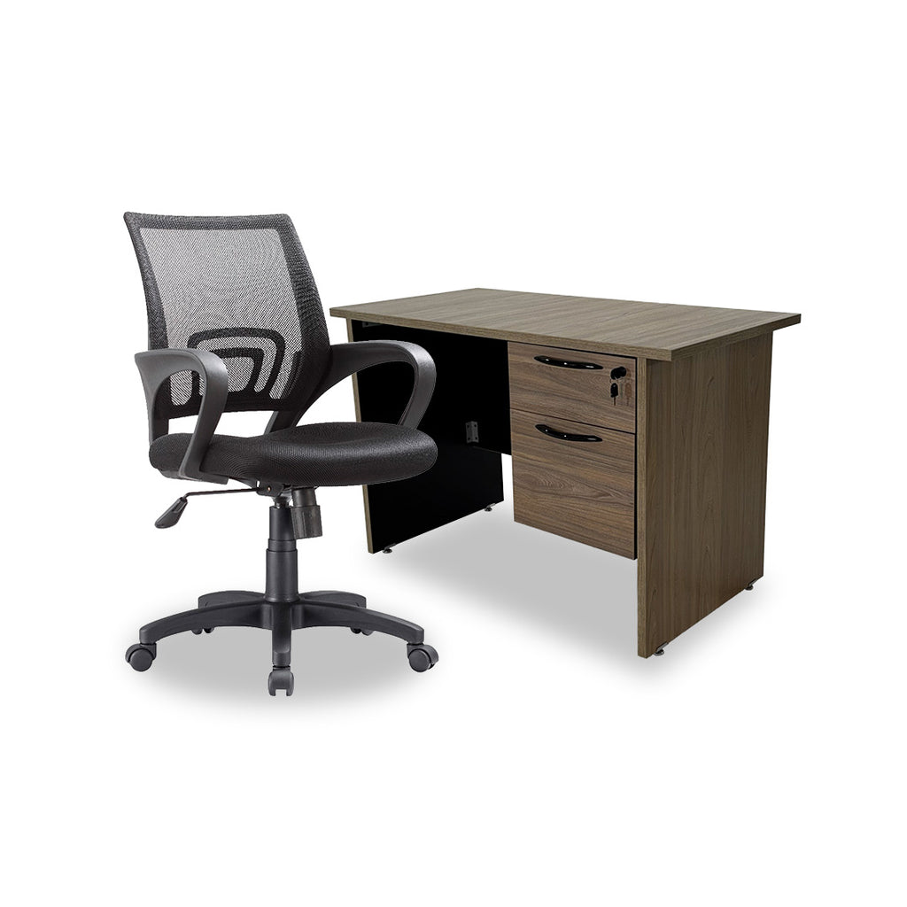 Paquete Escritorio Grapa + Silla Black Jack