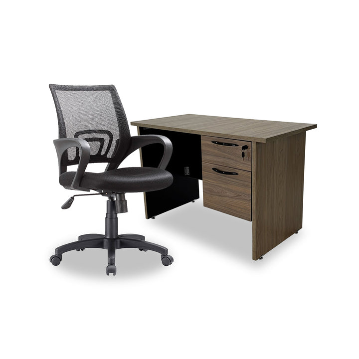 Paquete Escritorio Grapa + Silla Black Jack