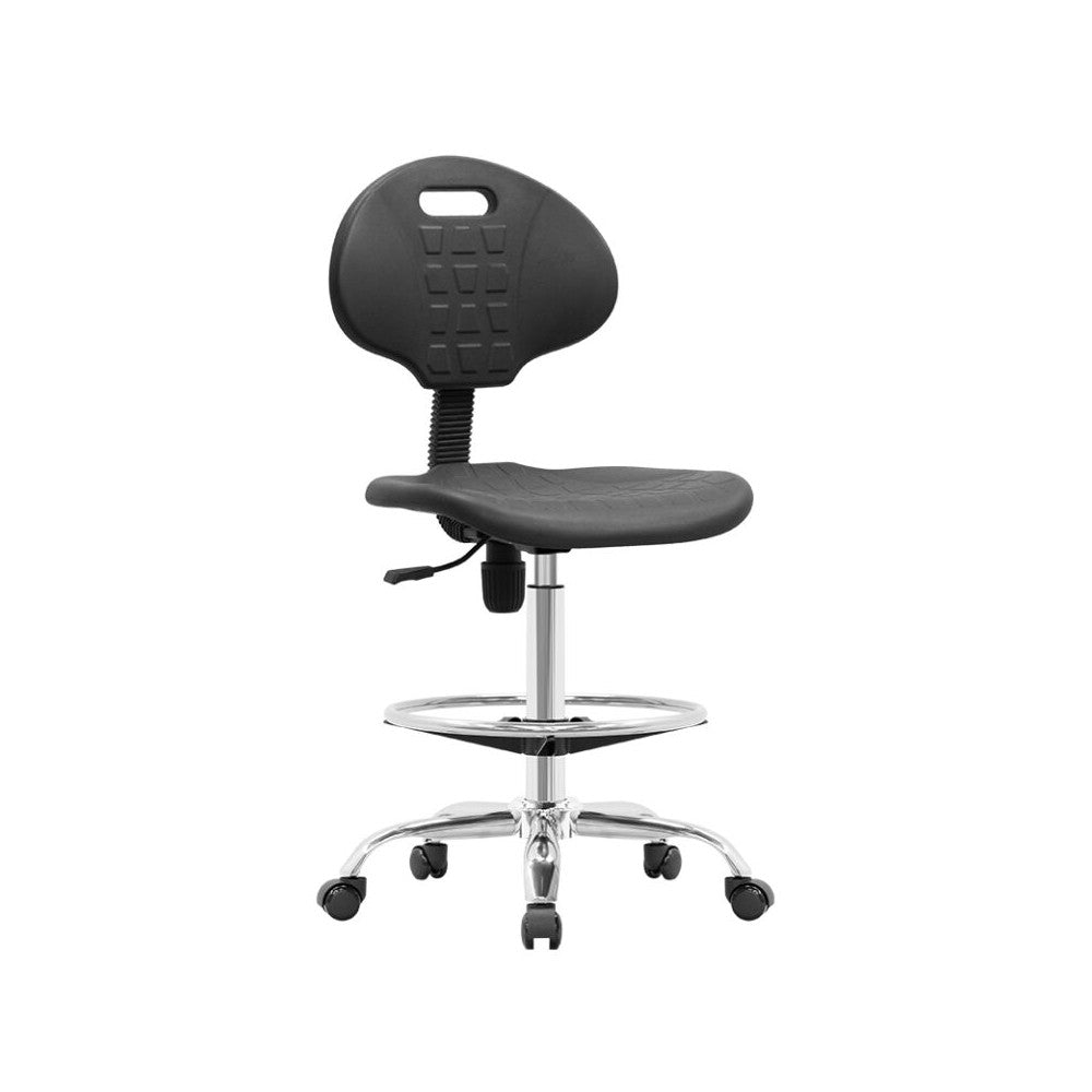 Silla Industrial Kit Cajero con Aro Cromado Forte