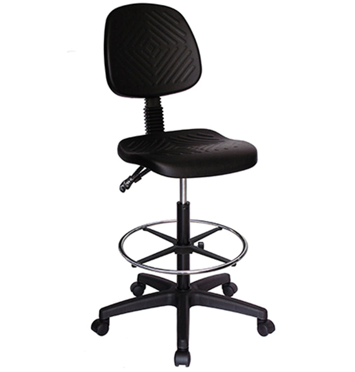 Silla cajero industrial OHI-46KIT con rodajas