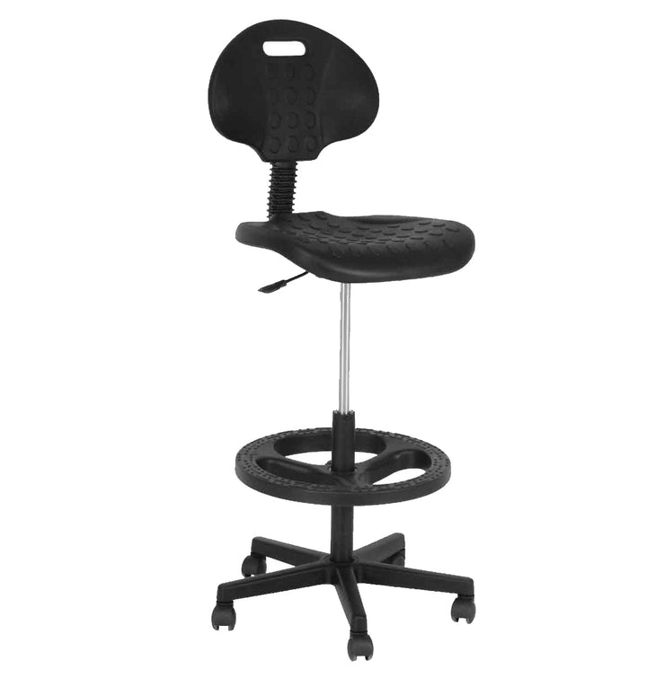 Silla cajero industrial AI-02 con rodajas